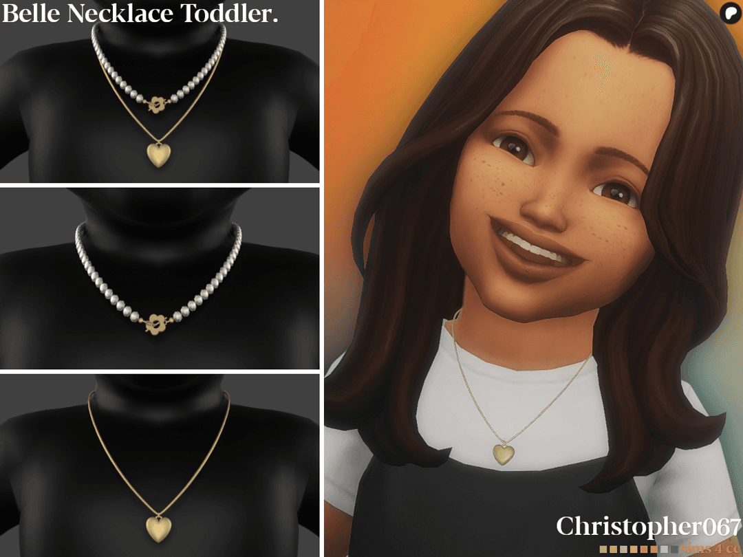 Галерея мода Коллекция кулонов Belle Necklace Set (для всех возрастов) #1